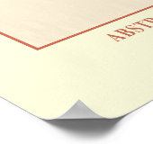 Abstracte geometrische EP-nummer 7 Poster (Hoek)