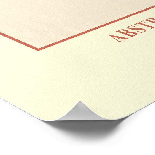 Abstracte geometrische EP-nummer 7 Poster (Hoek)