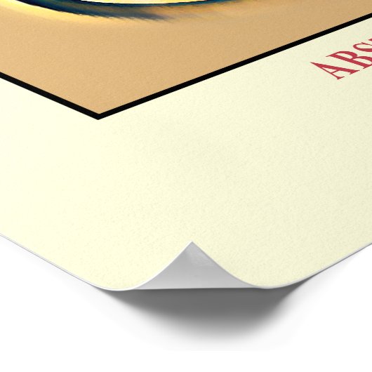 Abstracte geometrische EP-nummer 9 Poster (Hoek)