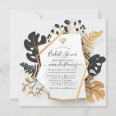 Abstracte geometrische exotische tropische virtuel kaart (Voorkant)