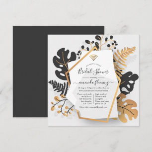 Abstracte geometrische exotische tropische virtuel kaart