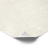 Abstracte geometrische Floral Perfect Poster (Hoek)