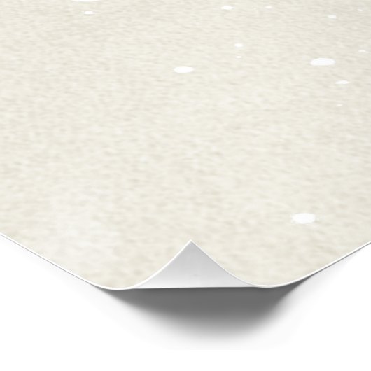 Abstracte geometrische Floral Perfect Poster (Hoek)