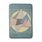 Abstracte geometrische futuristische kunst badmat (Voorkant Verticaal)