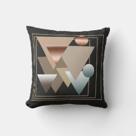 Abstracte geometrische futuristische kunst kussen