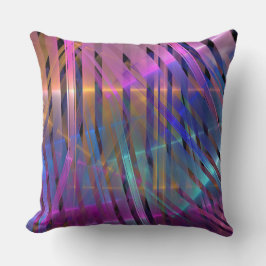 Abstracte geometrische gestreepte decoratie kussen