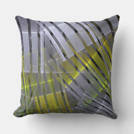 Abstracte geometrische gestreepte decoratie kussen