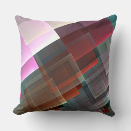 Abstracte geometrische getextureerde decoratie kussen