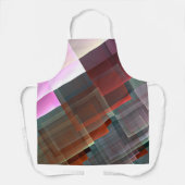 Abstracte geometrische getextureerde decoratie schort (Voorkant)
