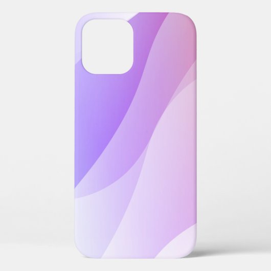 Abstracte geometrische golfvorm met verloop Zacht Case-Mate iPhone Case (Achterkant)