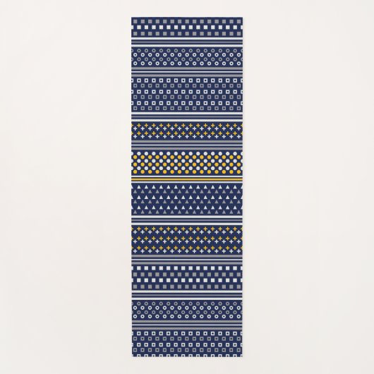 abstracte geometrische grenzen yogamat (Voorkant)