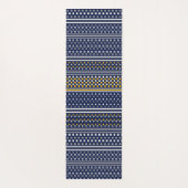 abstracte geometrische grenzen yogamat (Achterkant)