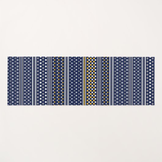 abstracte geometrische grenzen yogamat (Voorkant (horizontaal))