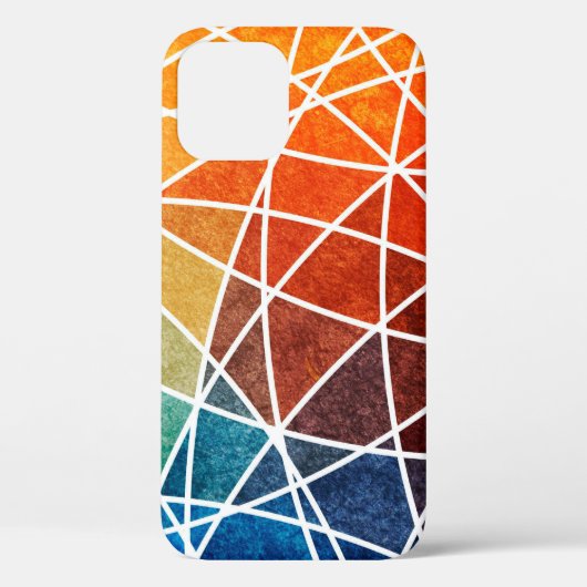 abstracte geometrische grijze achtergrond abstract Case-Mate iPhone case (Achterkant)