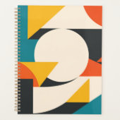 Abstracte Geometrische Harmonie Planner (Voorkant)