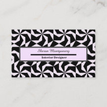 Abstracte geometrische hexagon zwart-roze