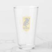 Abstracte geometrische HUFFLEPUFF™ Crest Glas (Achterkant)