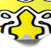 Abstracte geometrische illustratie. Patroon. Het e Poster (Hoek)