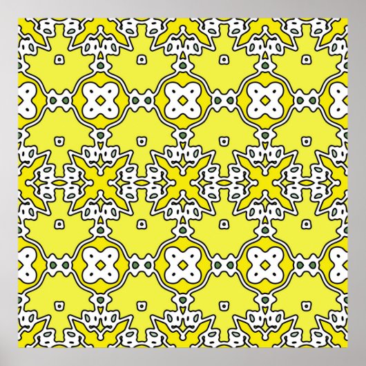 Abstracte geometrische illustratie. Patroon. Het e Poster (Voorkant)