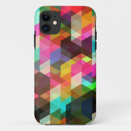 Abstracte geometrische iPhone hoesje