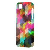 Abstracte geometrische iPhone hoesje (Achterkant Links)