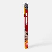 Abstracte geometrische kleurrijke compositie iPhone 16 hoesje (Linkerkant)