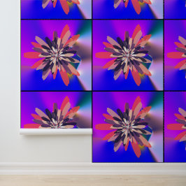 Abstracte Geometrische Kleurrijke Vintage Mandala  Behang