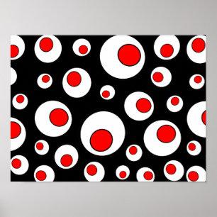 Abstracte Geometrische Koele Cirkels Poster