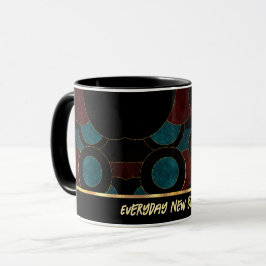 Abstracte Geometrische Koffiemok Mok