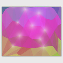 Abstracte geometrische kristalmozaïek in roze