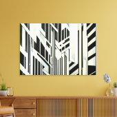 Abstracte Geometrische Kunst Acrylprint Canvas Afdruk (Insitu (Woonkamer))