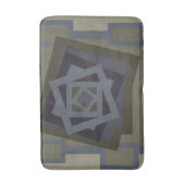 Abstracte geometrische kunst badmat (Voorkant Verticaal)