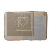 Abstracte geometrische kunst badmat (Voorkant)