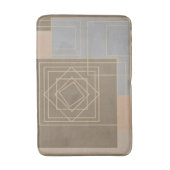 Abstracte geometrische kunst badmat (Voorkant Verticaal)