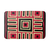 Abstracte geometrische kunst badmat (Voorkant)