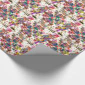 Abstracte geometrische kunst cadeaupapier (Hoek)