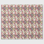 Abstracte geometrische kunst cadeaupapier (Vlak)