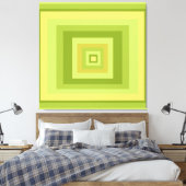 Abstracte geometrische kunst canvas afdruk (Insitu (Slaapkamer))
