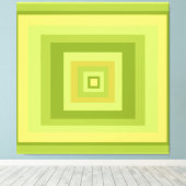 Abstracte geometrische kunst canvas afdruk (Insitu (Houten vloer))