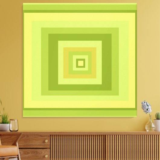 Abstracte geometrische kunst canvas afdruk (Insitu (Woonkamer))