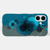 Abstracte geometrische kunst Case-Mate iPhone case (Achterkant (horizontaal))