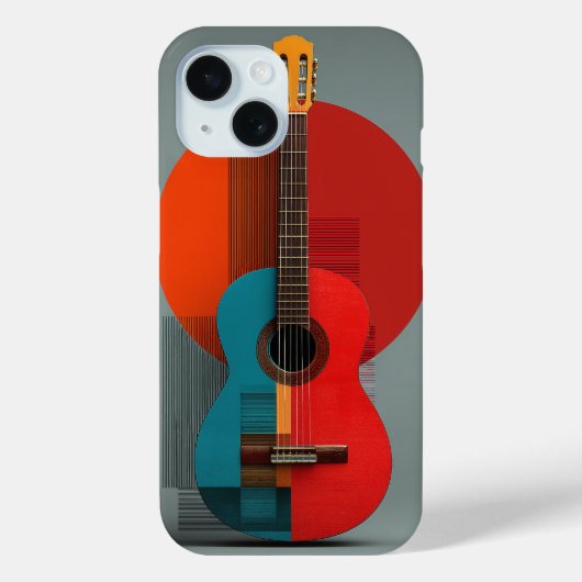 Abstracte geometrische kunst Case-Mate iPhone case (Achterkant)