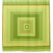 Abstracte geometrische kunst douchegordijn (Voorkant)