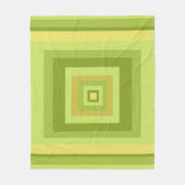 Abstracte geometrische kunst fleece deken (Voorkant)