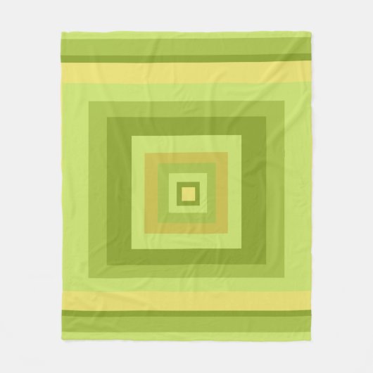 Abstracte geometrische kunst fleece deken (Voorkant)