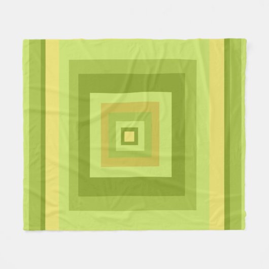 Abstracte geometrische kunst fleece deken (Voorkant (Horizontaal))