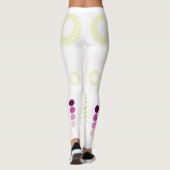Abstracte geometrische kunst leggings (Achterkant)