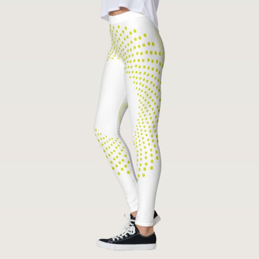 Abstracte geometrische kunst leggings (Links)