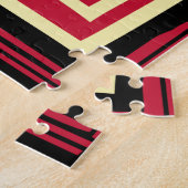 Abstracte geometrische kunst legpuzzel (Zijkant)