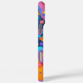 Abstracte geometrische kunst - levendige kleuren Case-Mate iPhone case (Achterkant / Rechts)